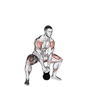 Sumo high pull con kettlebell