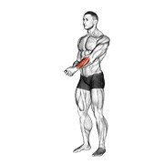 Side wrist pull stretch