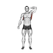 De pie lateral stretch
