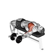 One arm bench aperturas con mancuerna