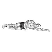 Side tumbado floor stretch