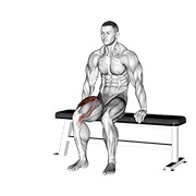 Chair leg extended stretch