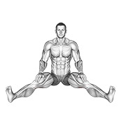 Sentado wide angle pose sequence