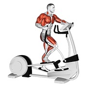 Walk elliptical cross trainer