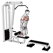 Inverse curl femoral (on dominada en polea machine)