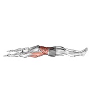 Arms sobre la cabeza full sit-up (male)