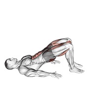 Glute bridge march