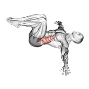 Bent knee tumbado twist (male)